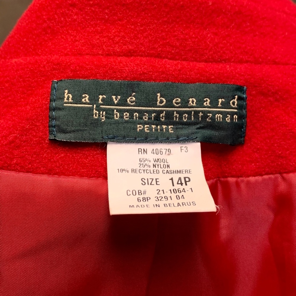 Harve Bernard Pea Coat size 14p - Picture 5 of 5